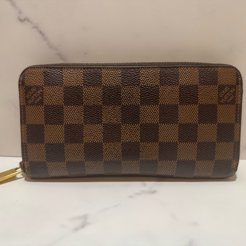 Louis Vuitton Damier Ebene Zip Wallet